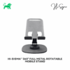 Hi-Sigma 360° Rotatable Full Metal Mobile Stand | Ultra-Stable & Foldable | Premium Desk & Bed Phone Holder - Image 3