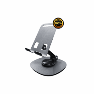 Hi-Sigma 360° Rotatable Full Metal Mobile Stand | Ultra-Stable & Foldable | Premium Desk & Bed Phone Holder
