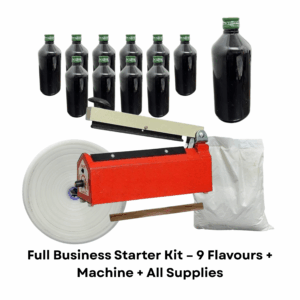 Full Business Starter Kit – 9 Flavours + Machine + All Supplies