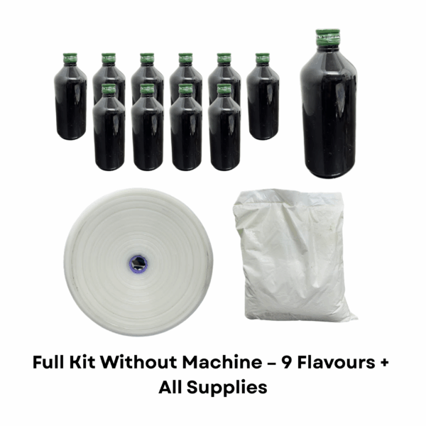 Full Kit Without Machine – 9 Flavours + All Supplies