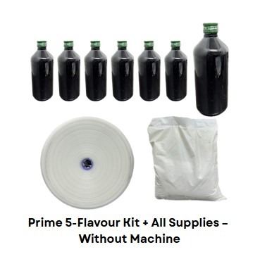 Prime 5-Flavour Kit + All Supplies – Without Machine