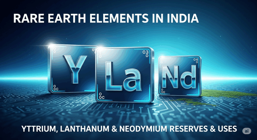Yttrium, Lanthanum & Neodymium in India: