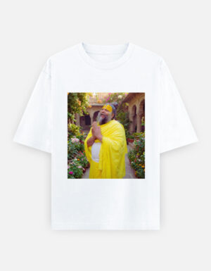 Premanand Maharaj Ji Printed Spiritual T-Shirt | Premium DTF Devotional Wear | Unisex Oversized Classic T-Shirt