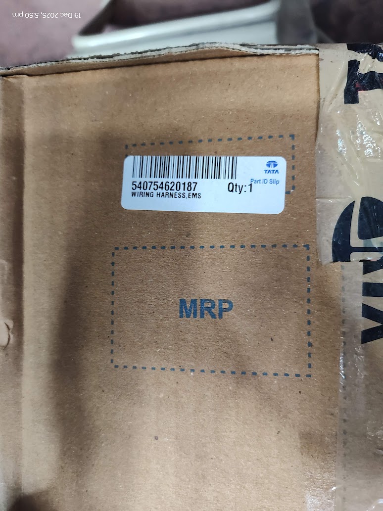 Wiring Harness EMS for Tata Safari Storme OEM Part No 540754620187