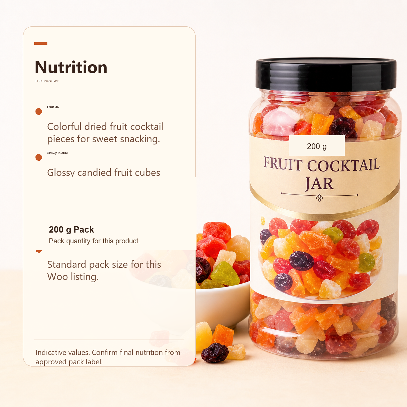 Fruit Cocktail Jar premium 250 g product image