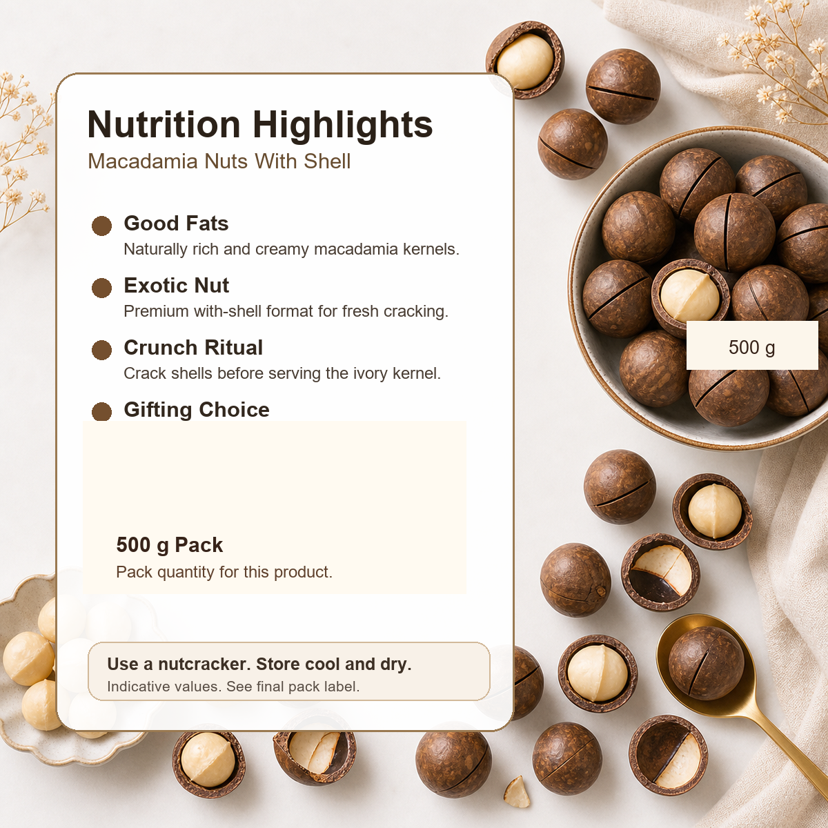 Macadamia Nuts With Shell premium 250 g product image