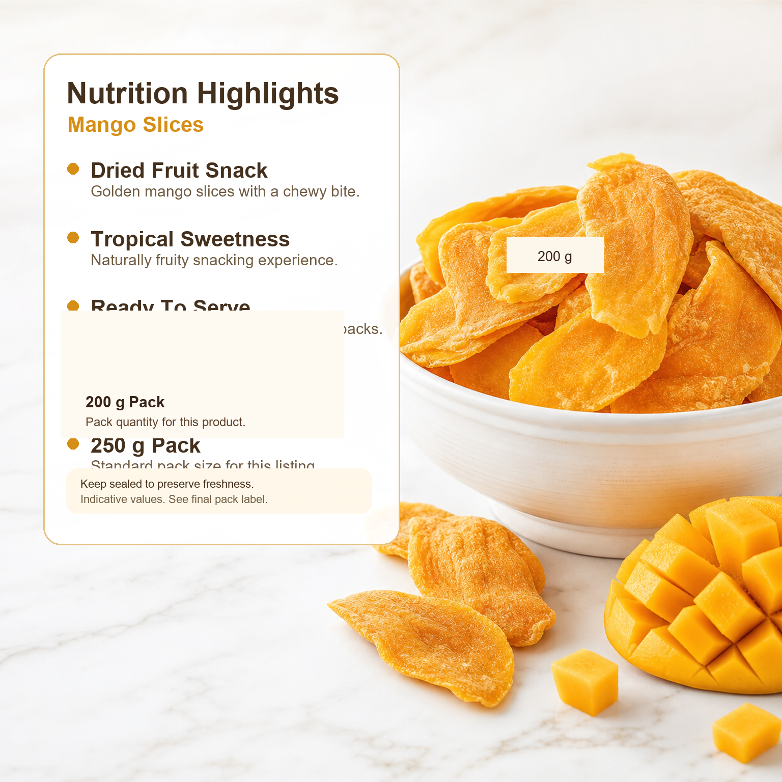Mango Slices premium 250 g product image