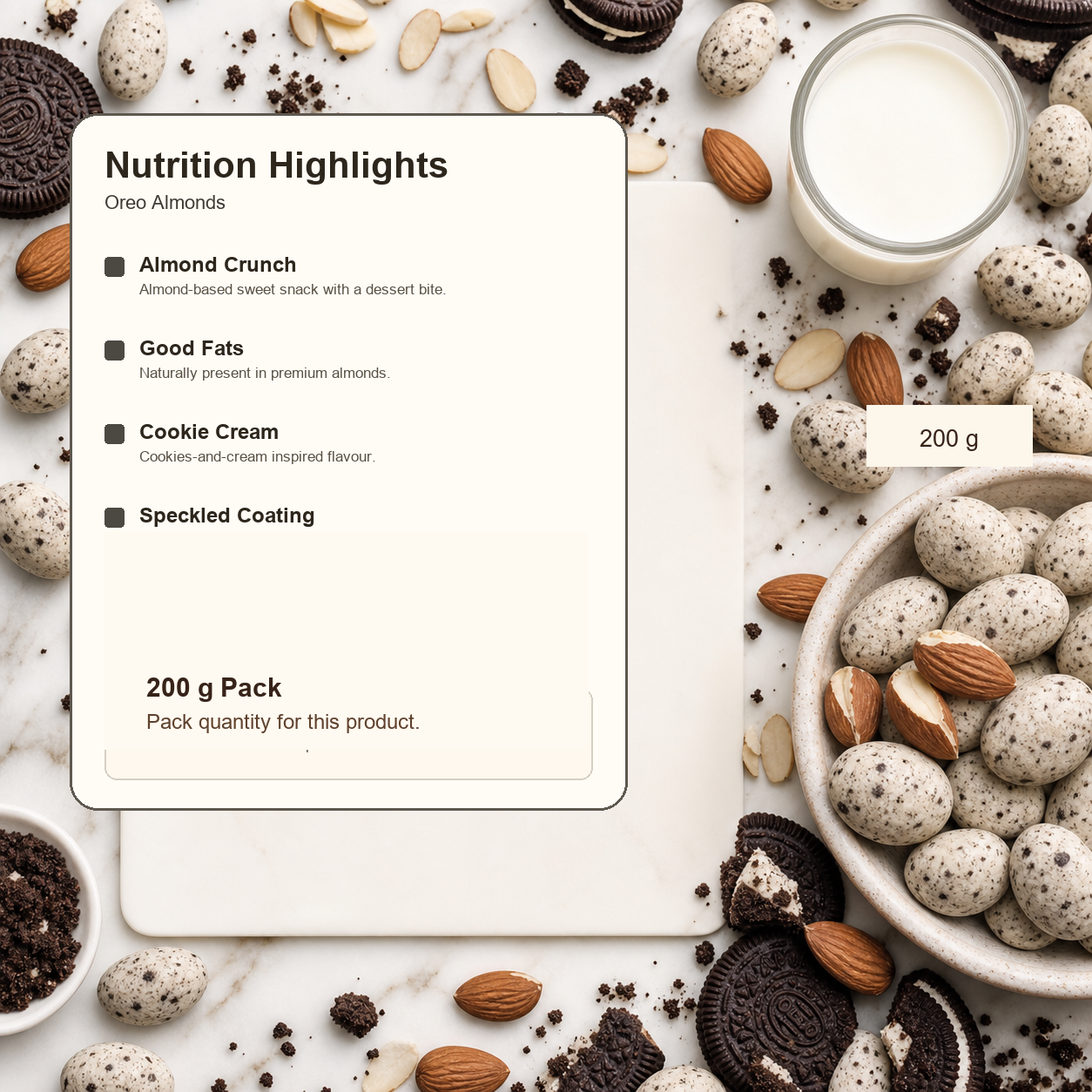 Oreo Almonds premium 250 g product image