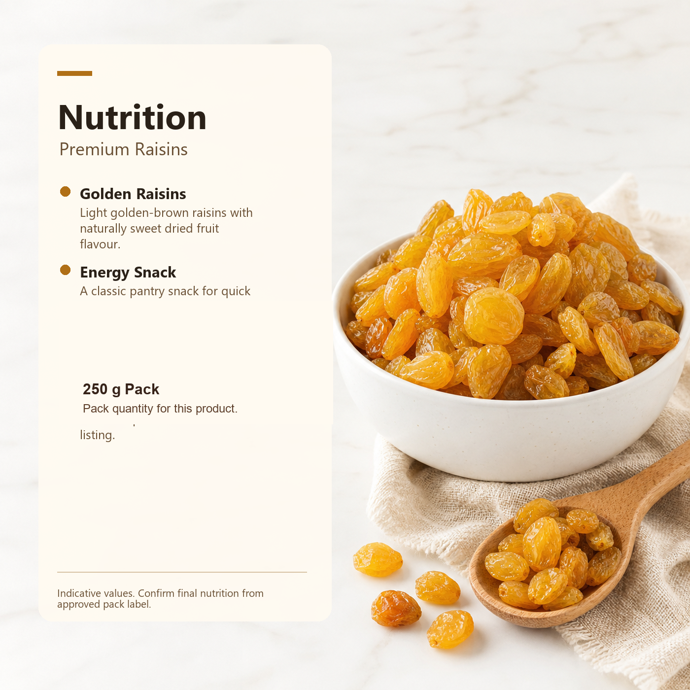 Raisins premium 250 g product image