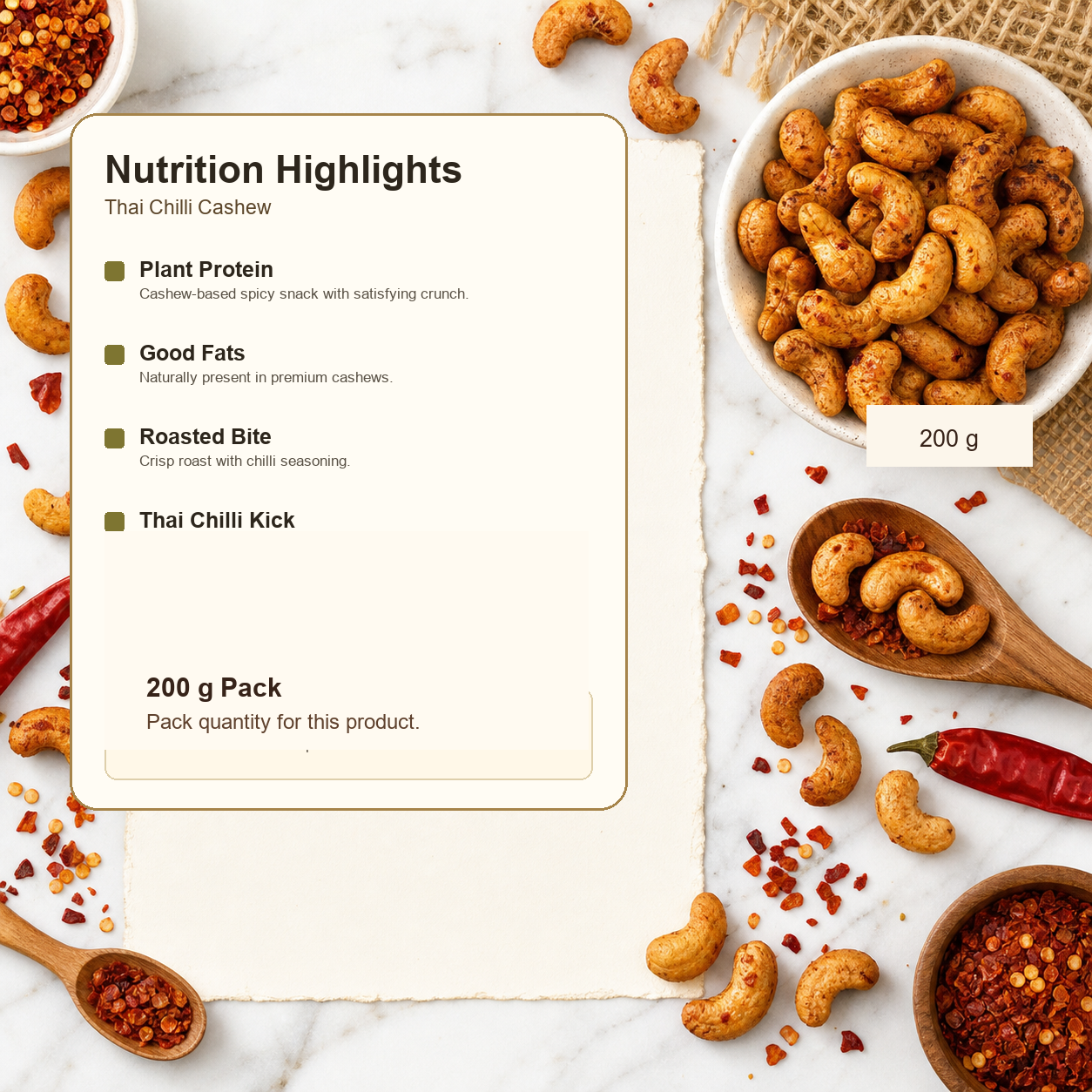 Thai Chilli Cashew premium 250 g product image