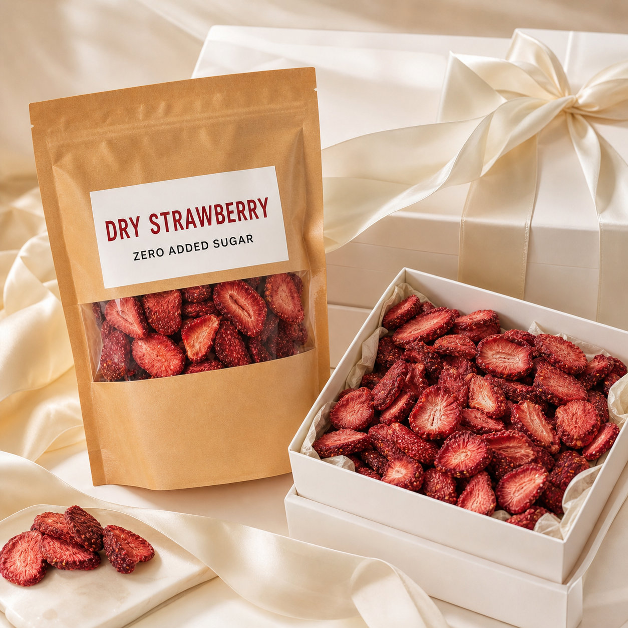 Dry Strawberry Zero Added Sugar premium 250 g product image