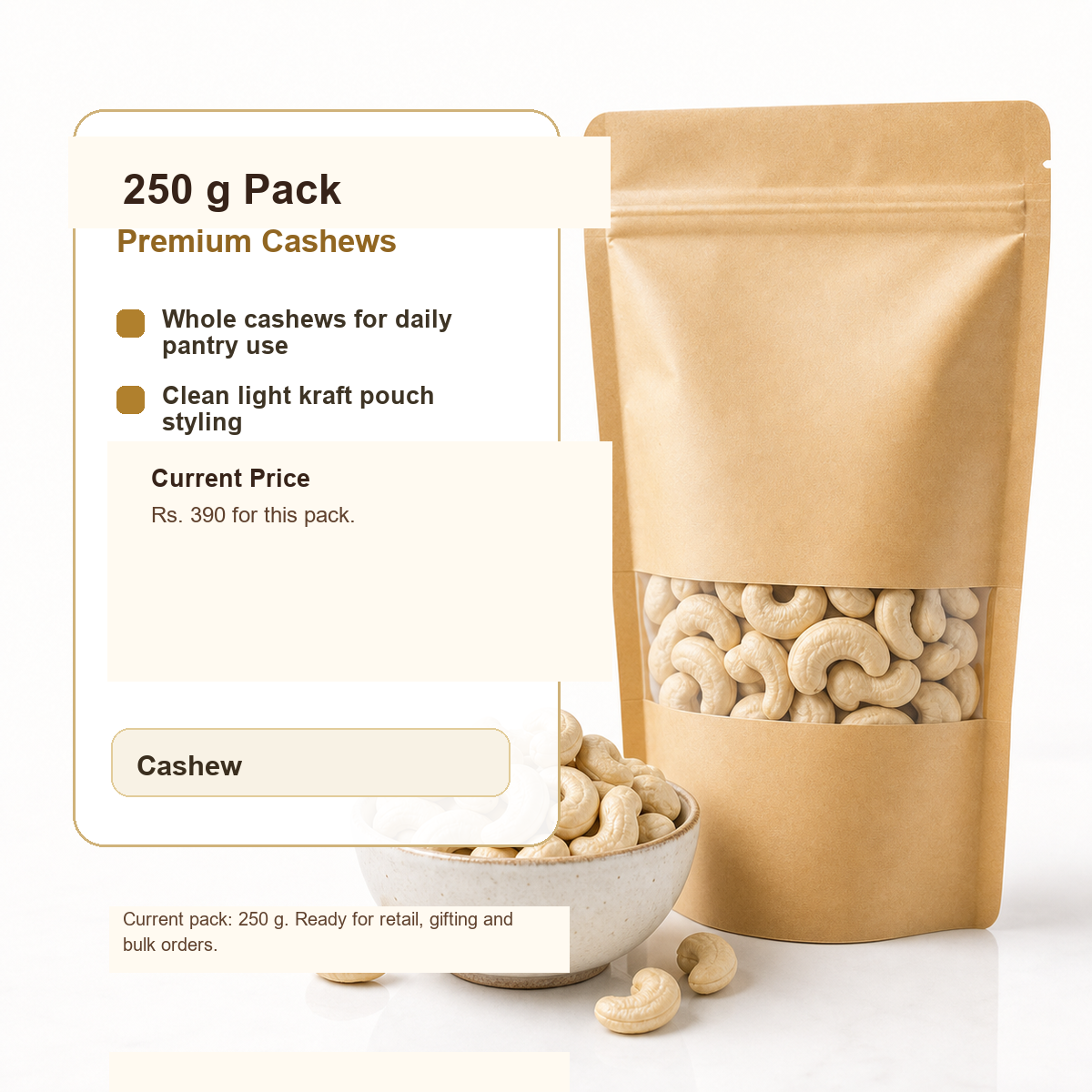 Cashew premium 250 g product image