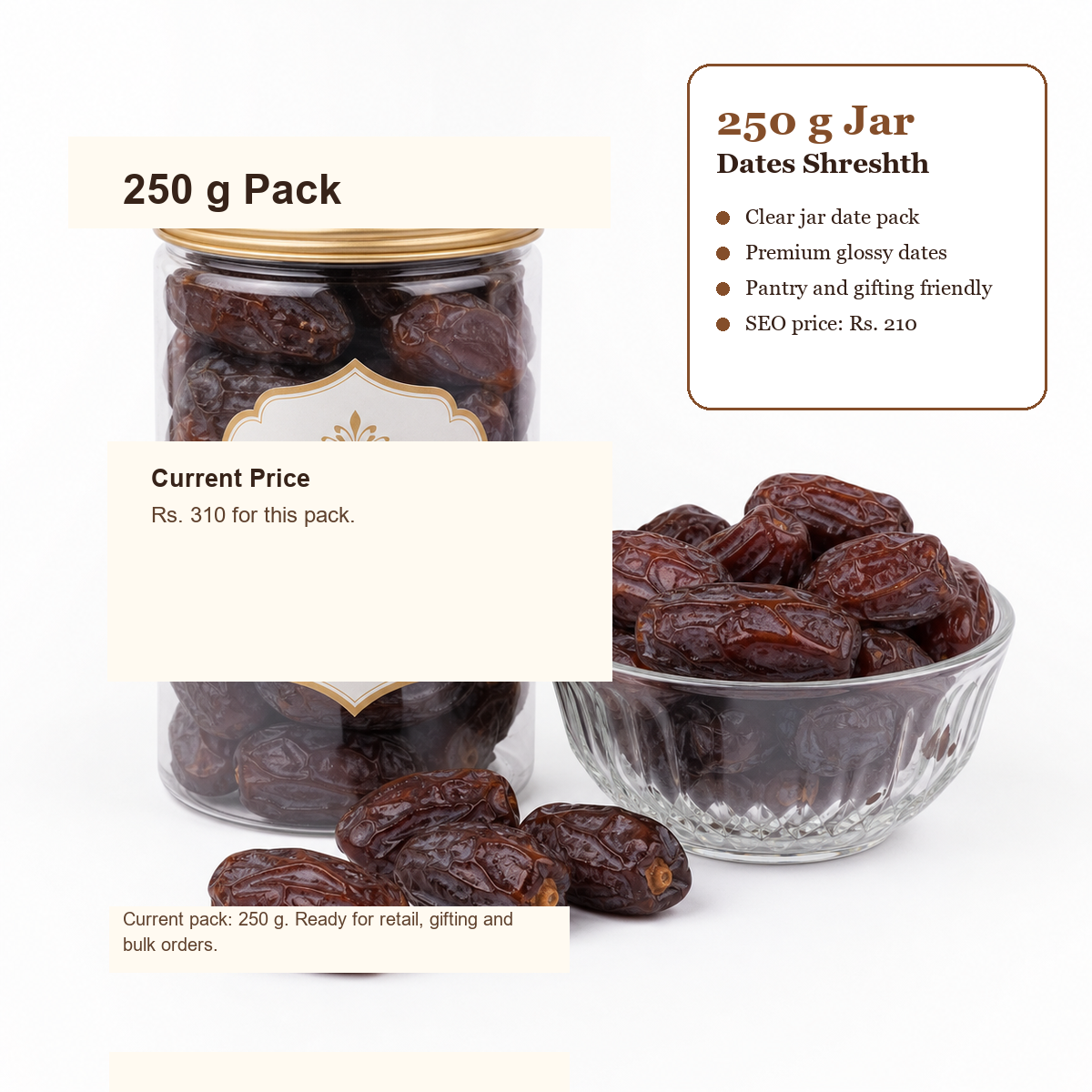 Dates Shreshth Jar premium 250 g product image