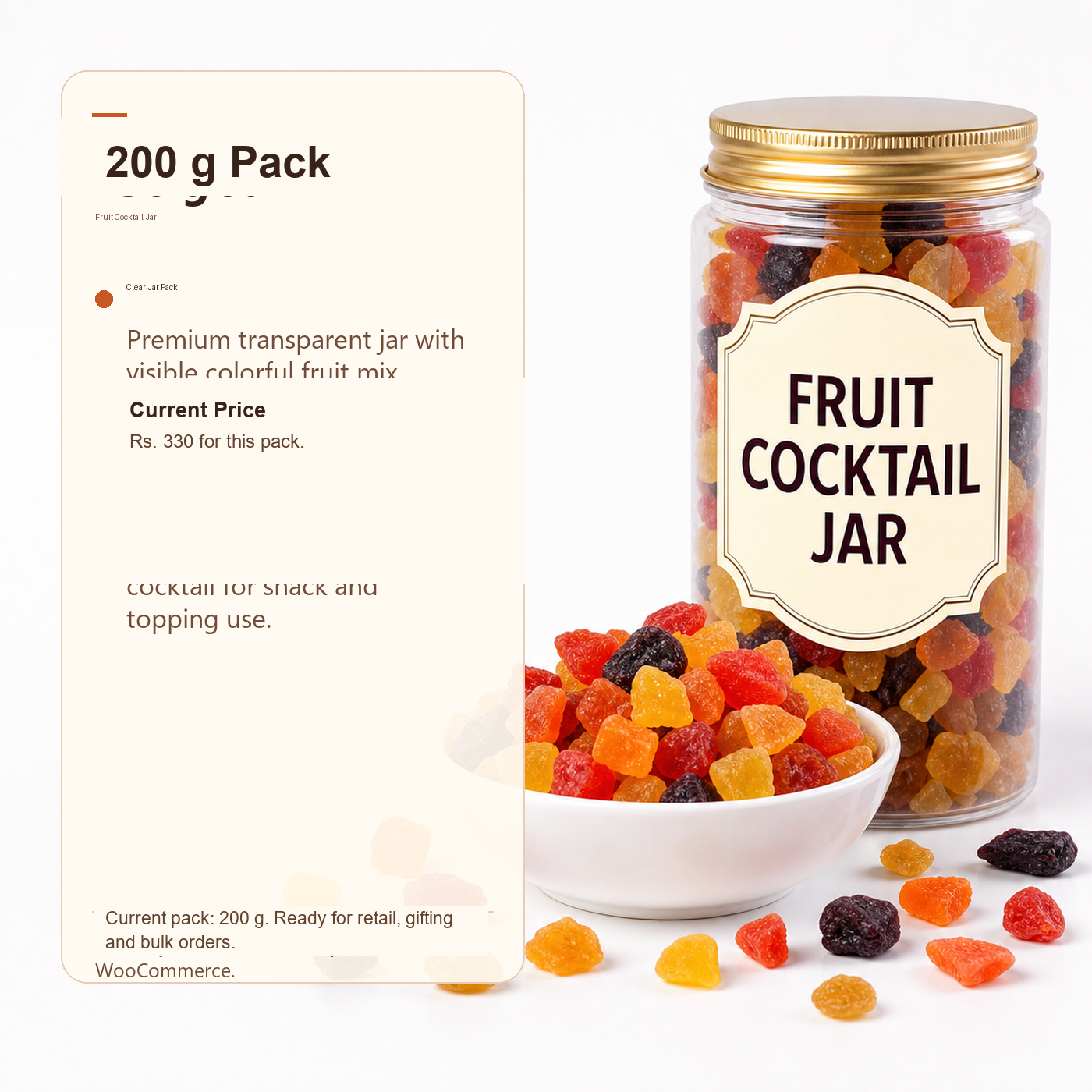 Fruit Cocktail Jar premium 250 g product image