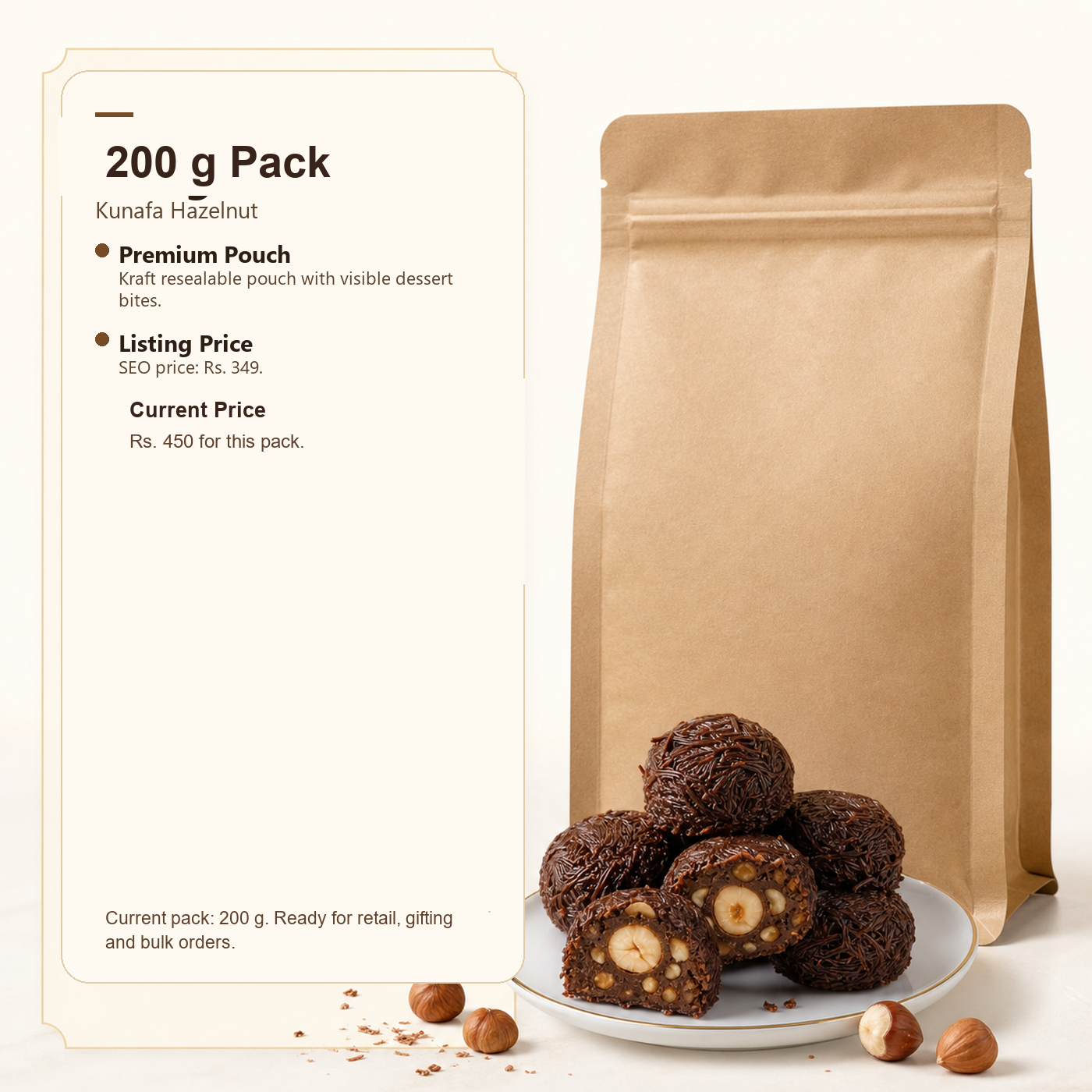 Kunafa Hazelnut premium 250 g product image