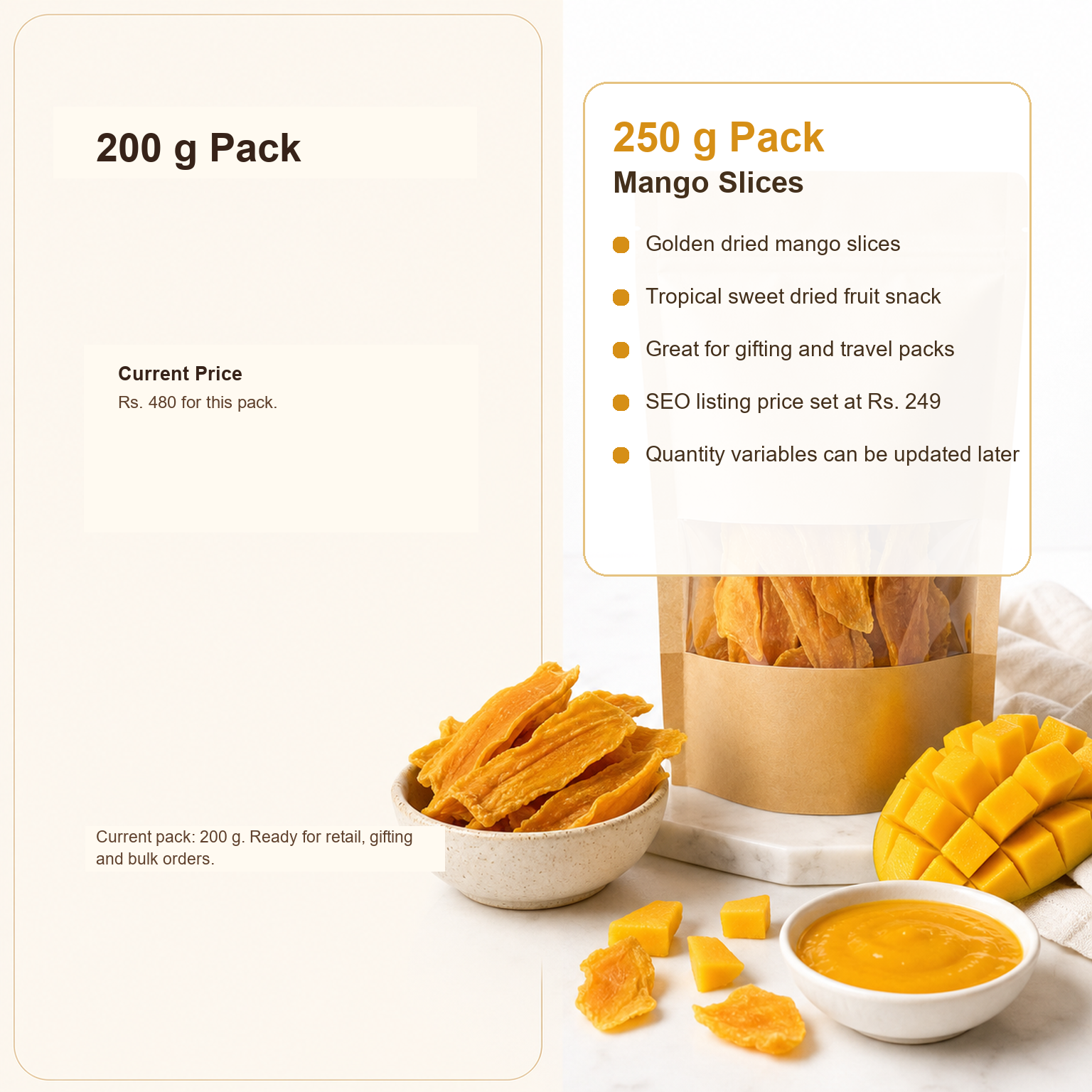 Mango Slices premium 250 g product image