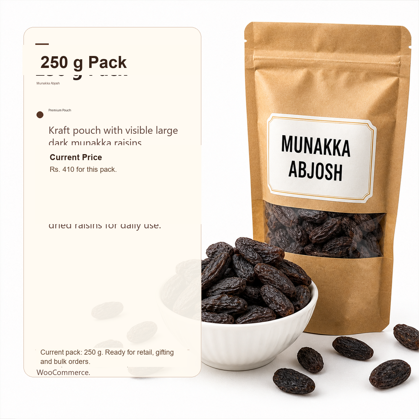 Munakka Abjosh premium 250 g product image