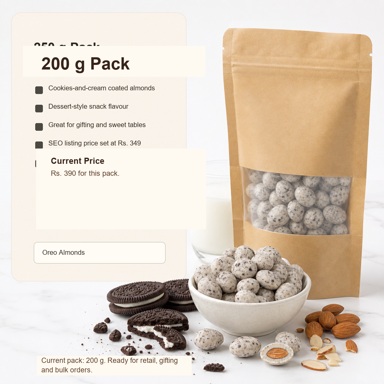 Oreo Almonds premium 250 g product image