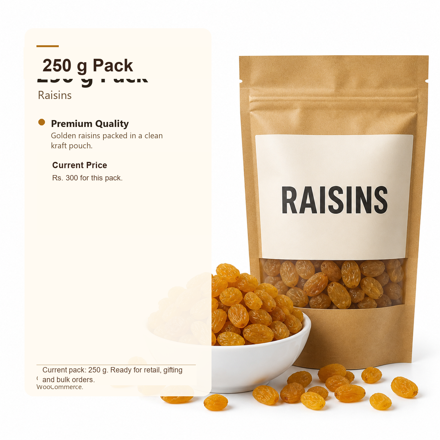 Raisins premium 250 g product image