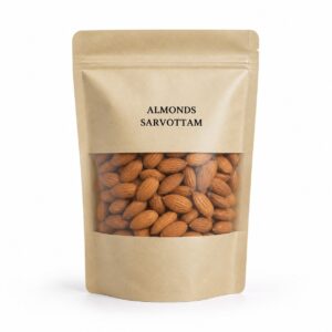 Almonds Sarvottam 250 g Pack product pouch