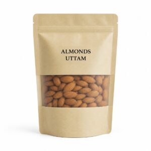 Almonds Uttam 250 g Pack product pouch