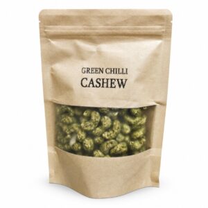 Green Chilli Cashew 200 g Pack product pouch