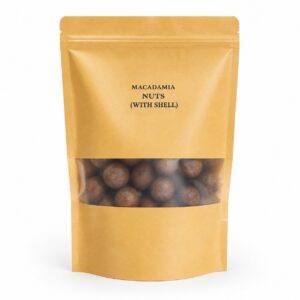Macadamia Nuts With Shell 500 g Pack product pouch