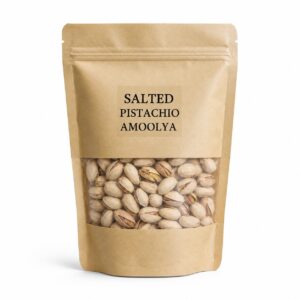 Salted Pistachio Amoolya 250 g Pack product pouch