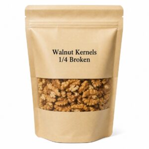 Walnut Kernels 1/4 Broken 250 g Pack product pouch