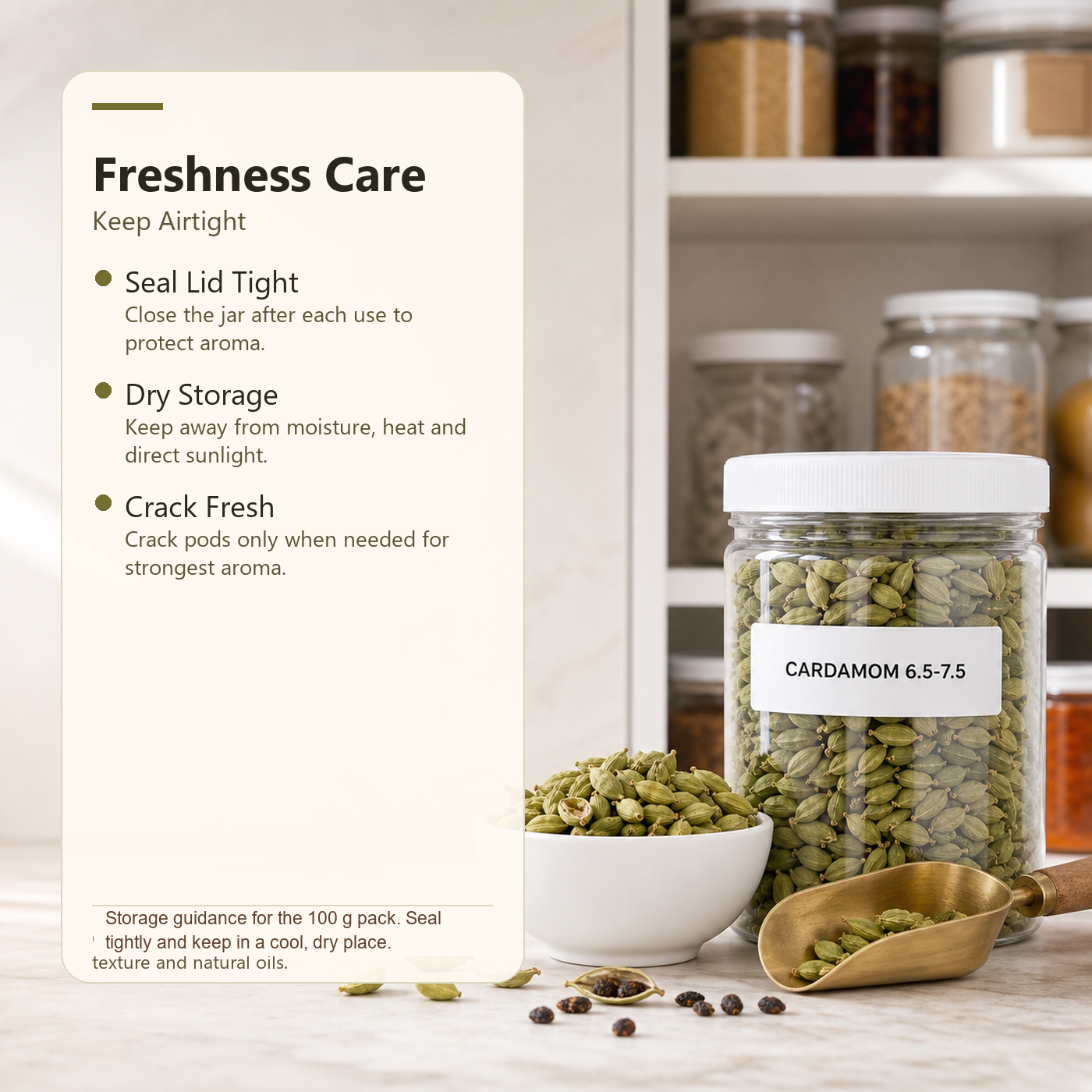 Cardamom 6.5-7.5 ecommerce product image 5