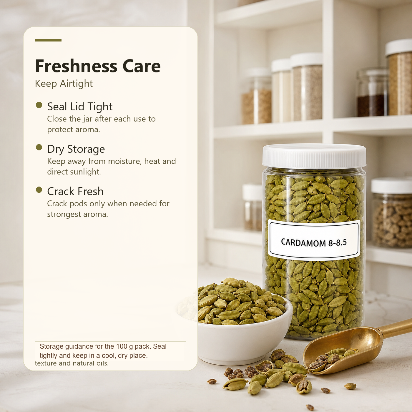 Cardamom 8-8.5 ecommerce product image 5