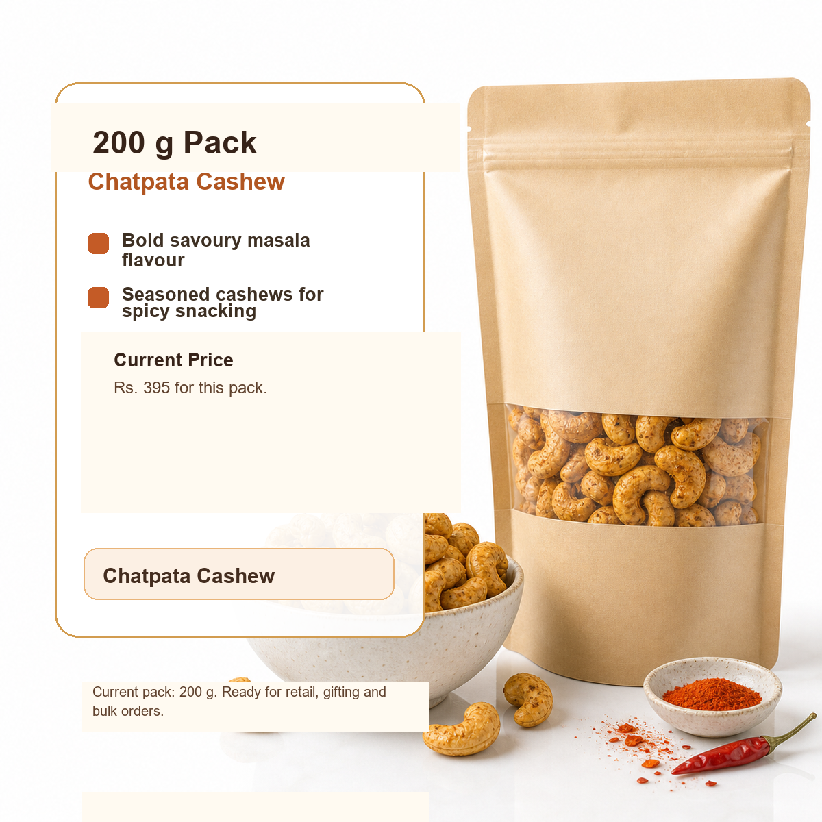 Chatpata Cashew premium 200 g product image