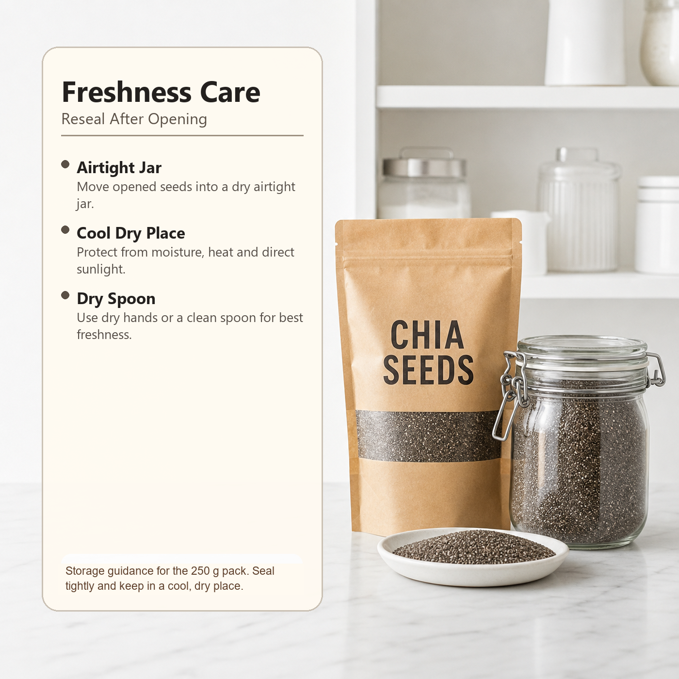 Chia Seeds ecommerce product image 5