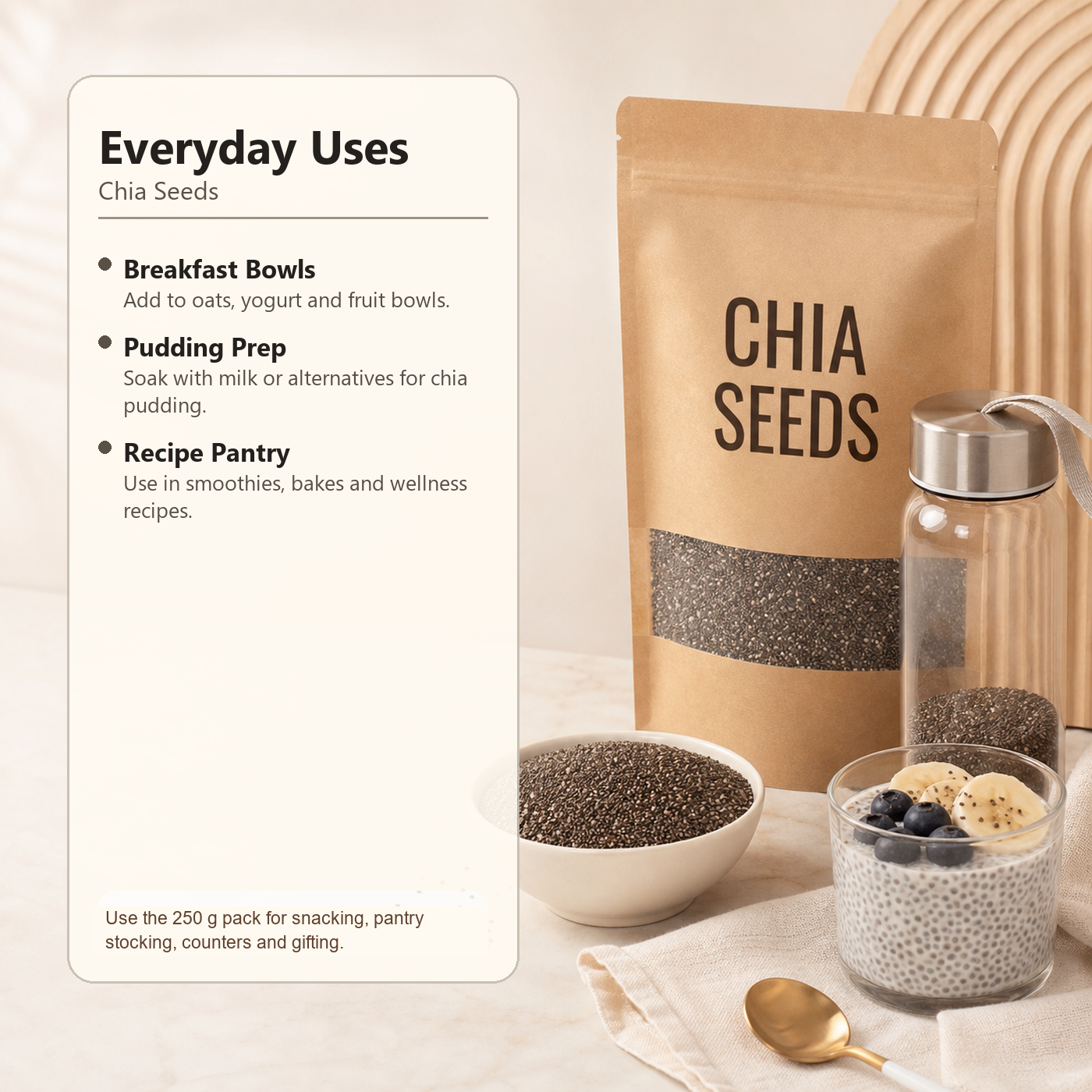 Chia Seeds ecommerce product image 6