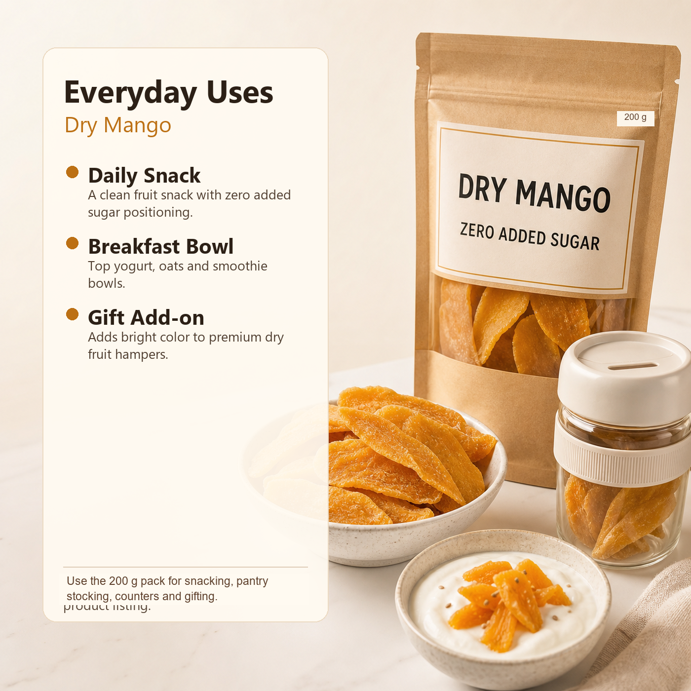 Dry Mango Zero Added Sugar ecommerce product image 6