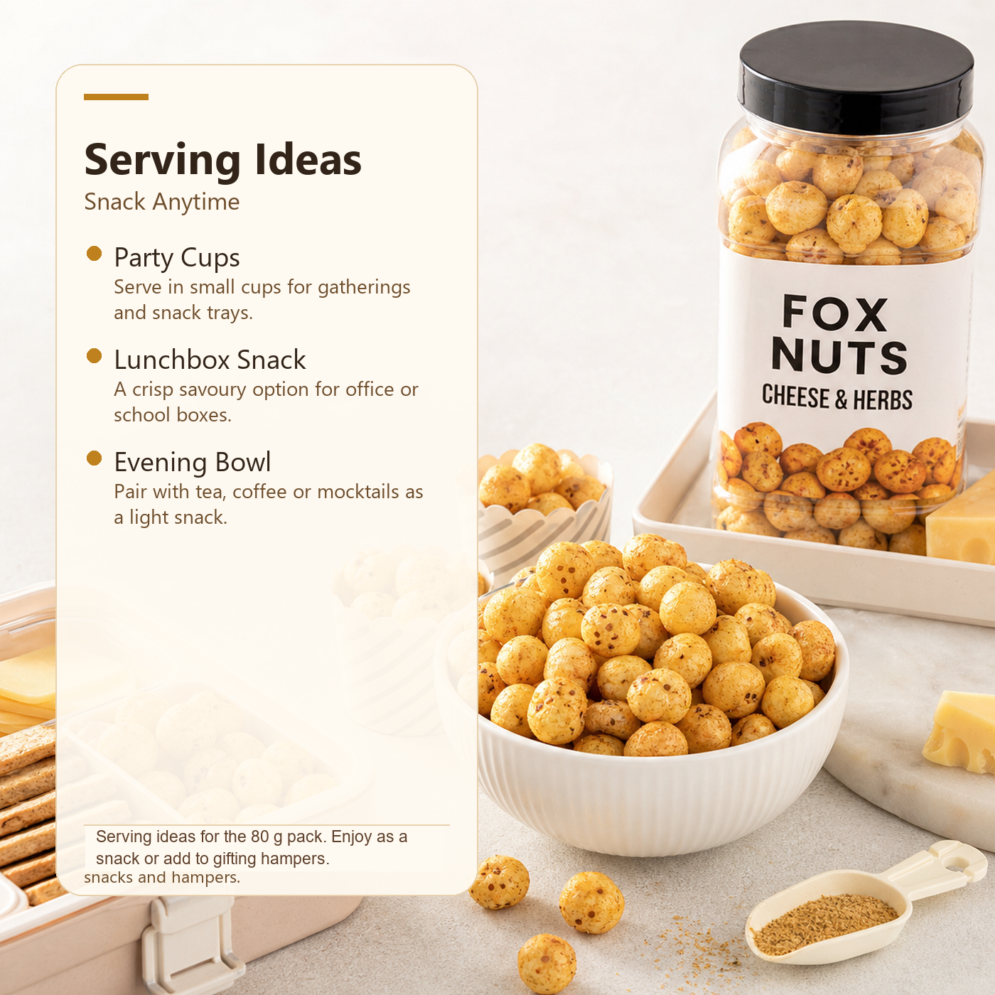 Fox Nuts Cheese & Herbs ecommerce product image 4
