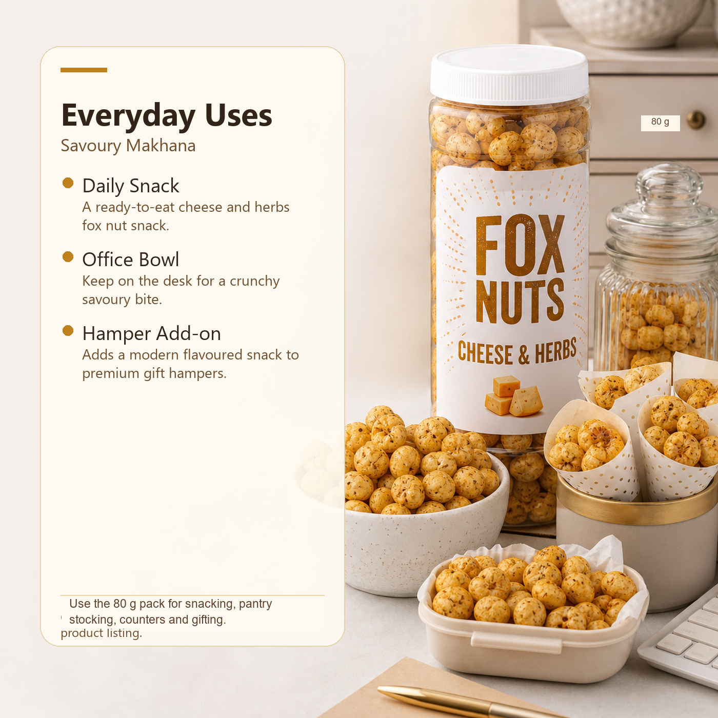 Fox Nuts Cheese & Herbs ecommerce product image 6