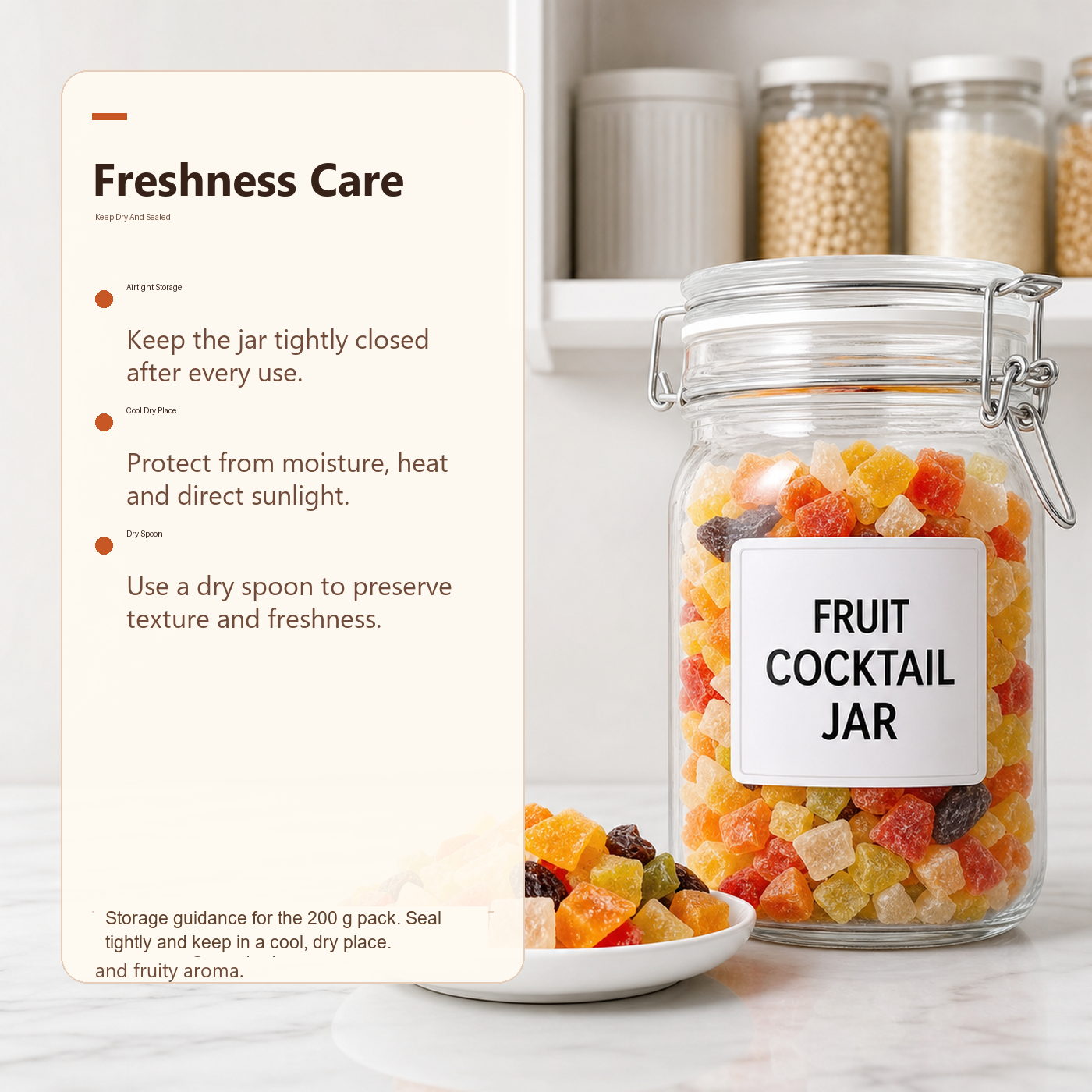 Fruit Cocktail Jar ecommerce product image 5