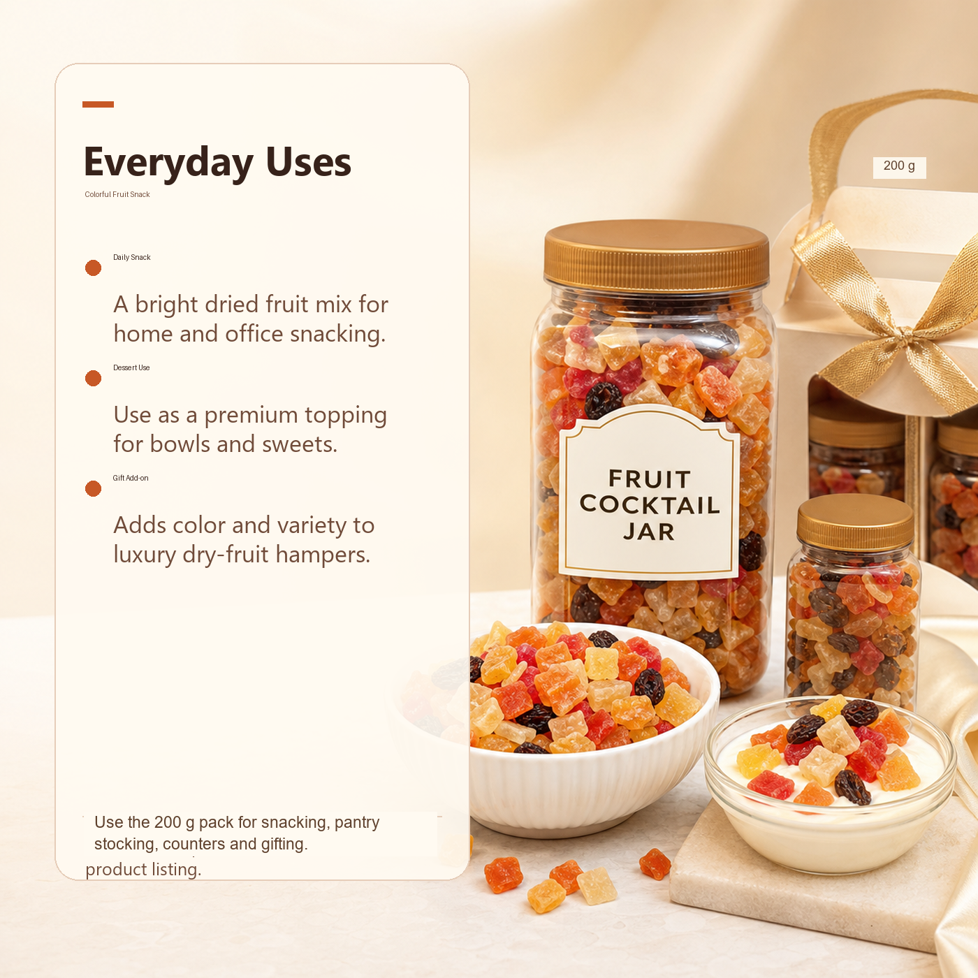 Fruit Cocktail Jar ecommerce product image 6