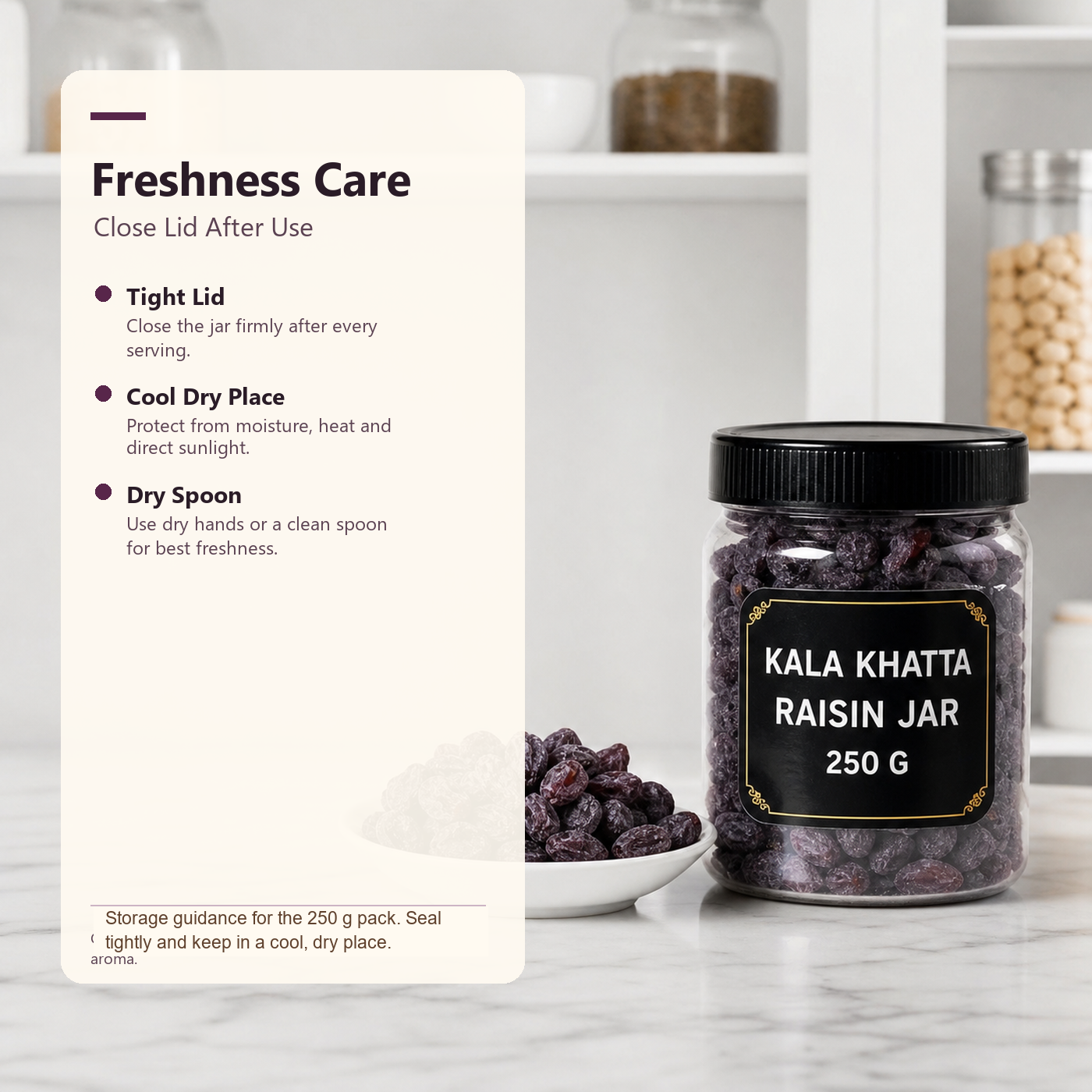 Kala Khatta Raisin Jar ecommerce product image 5