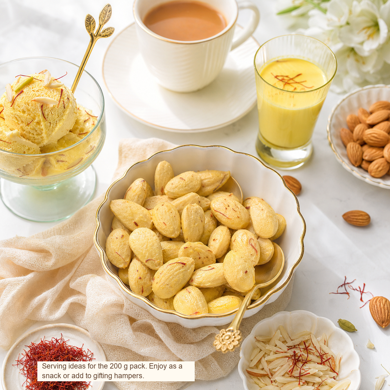 Kesar Kulfi Almonds ecommerce product image 4
