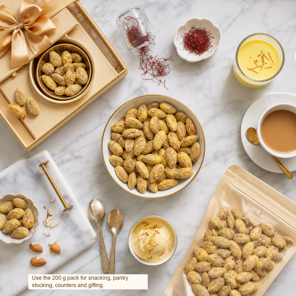 Kesar Kulfi Almonds ecommerce product image 6