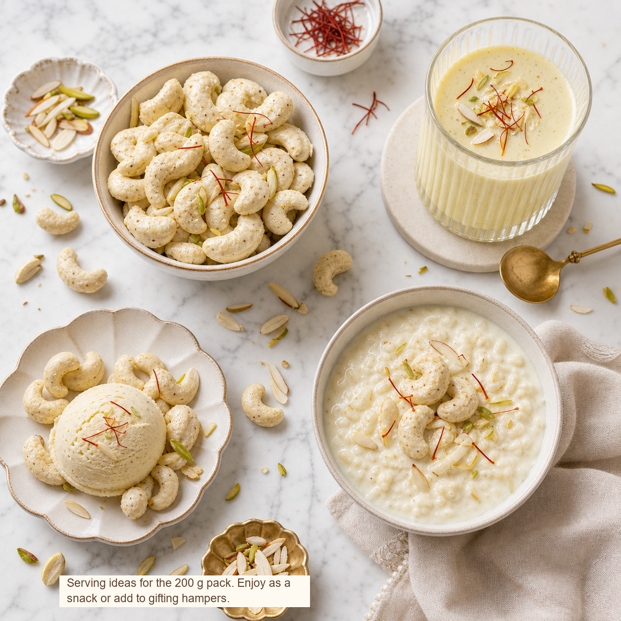 Kesar Thandai Cashew ecommerce product image 4