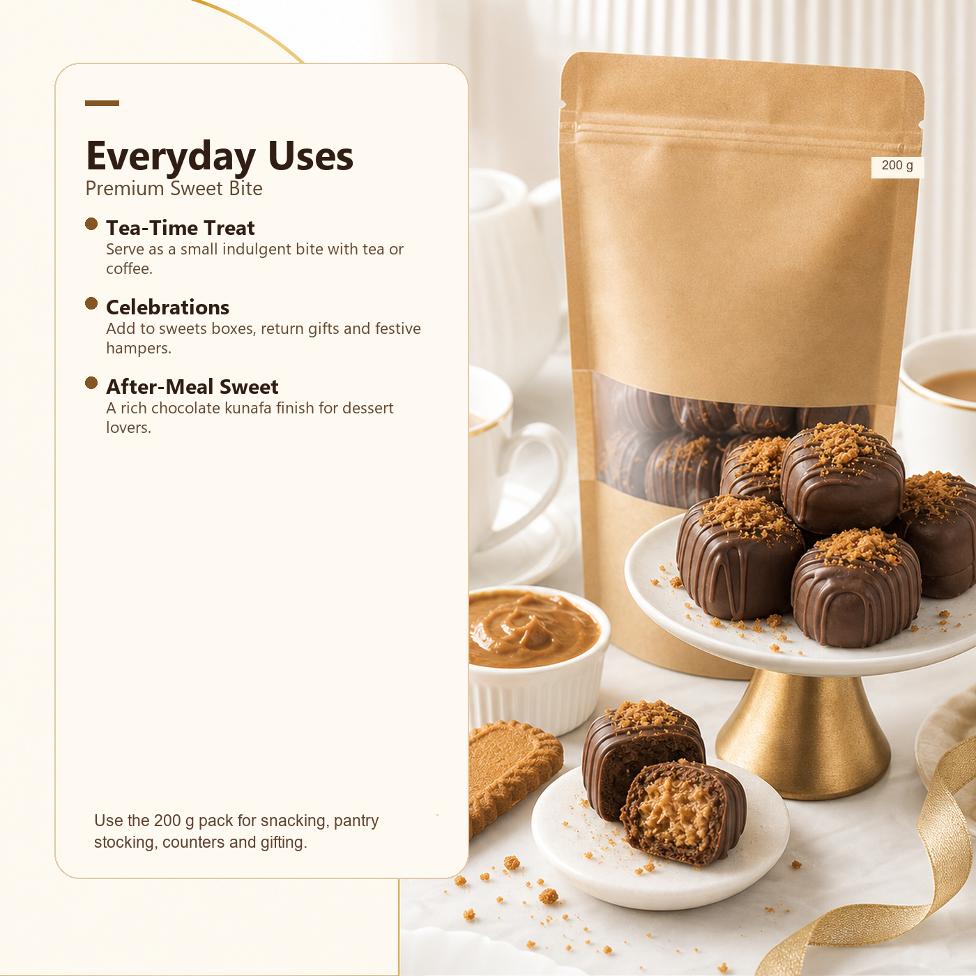 Kunafa Biscoff ecommerce product image 6
