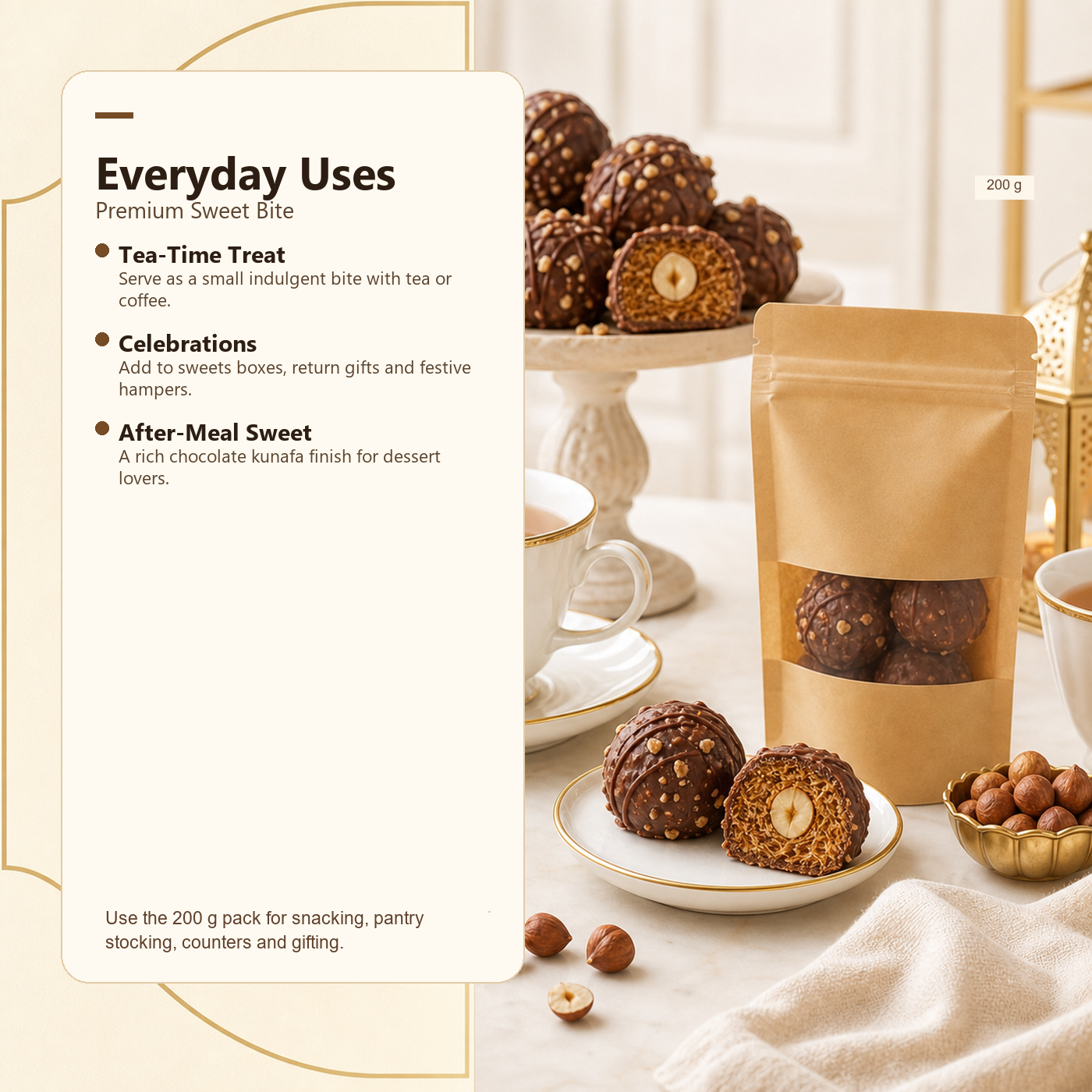 Kunafa Hazelnut ecommerce product image 6
