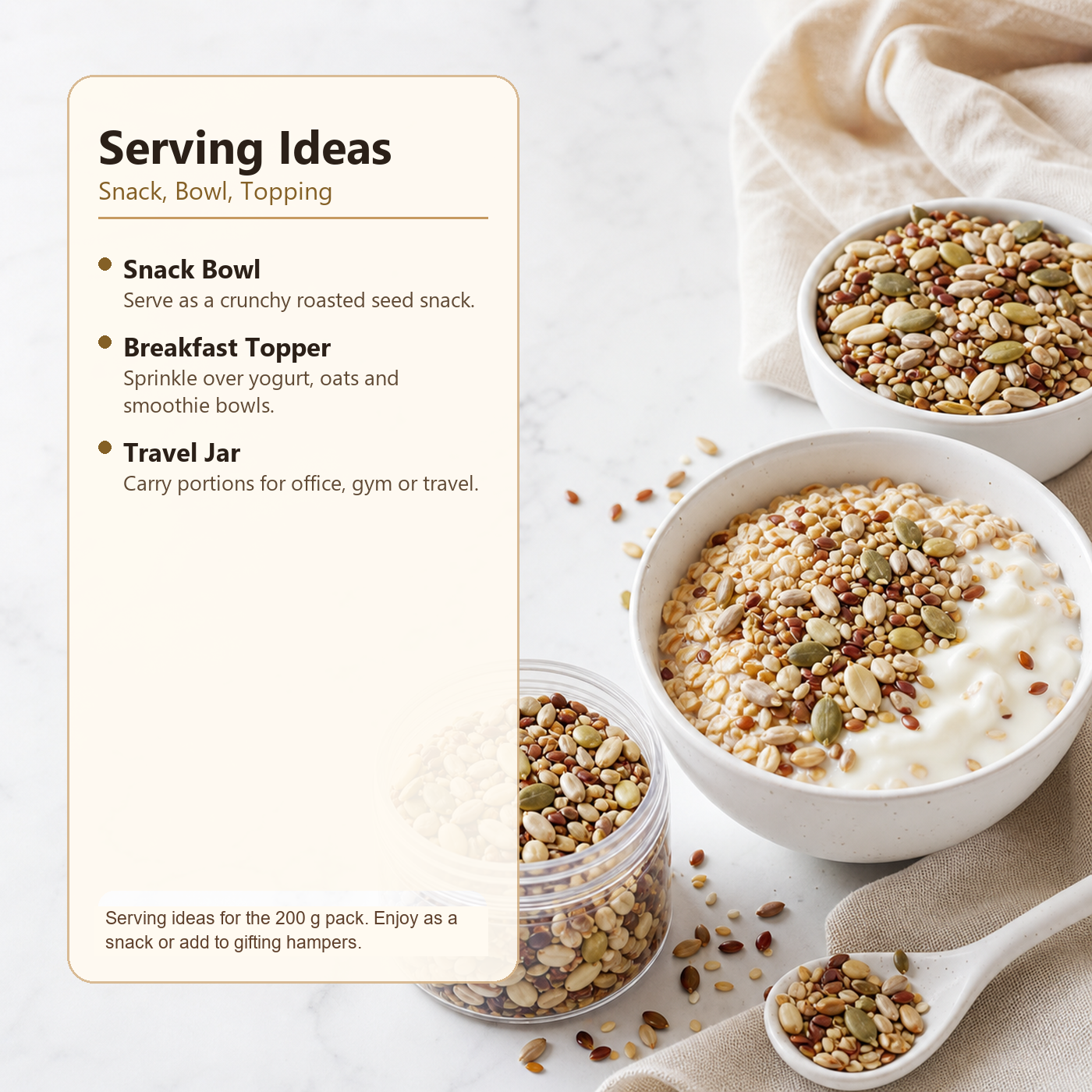 Mix Seeds Roasted Mix of 7 ecommerce product image 4