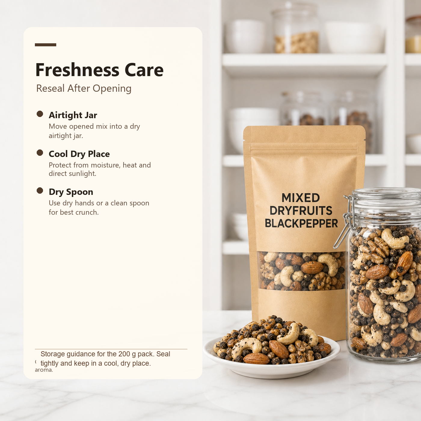 Mixed Dryfruits Blackpepper ecommerce product image 5