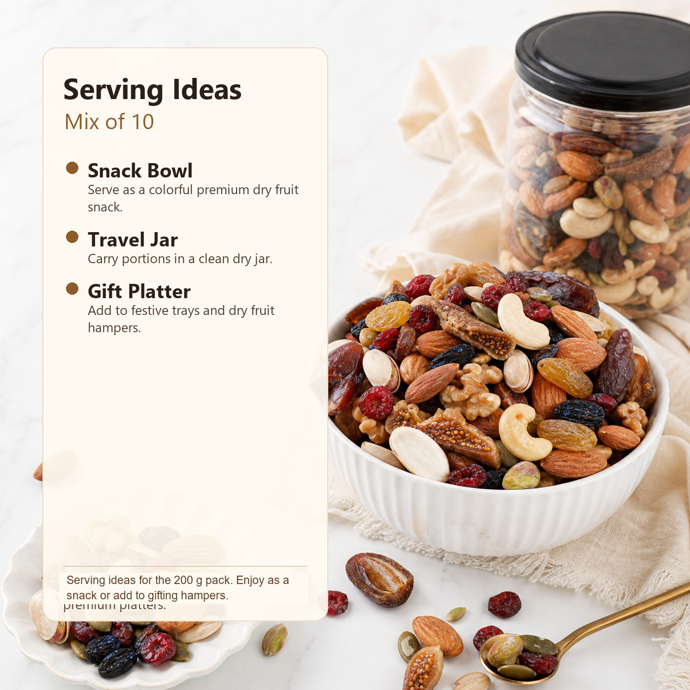 Mixed Dryfruits Mix of 10 ecommerce product image 4