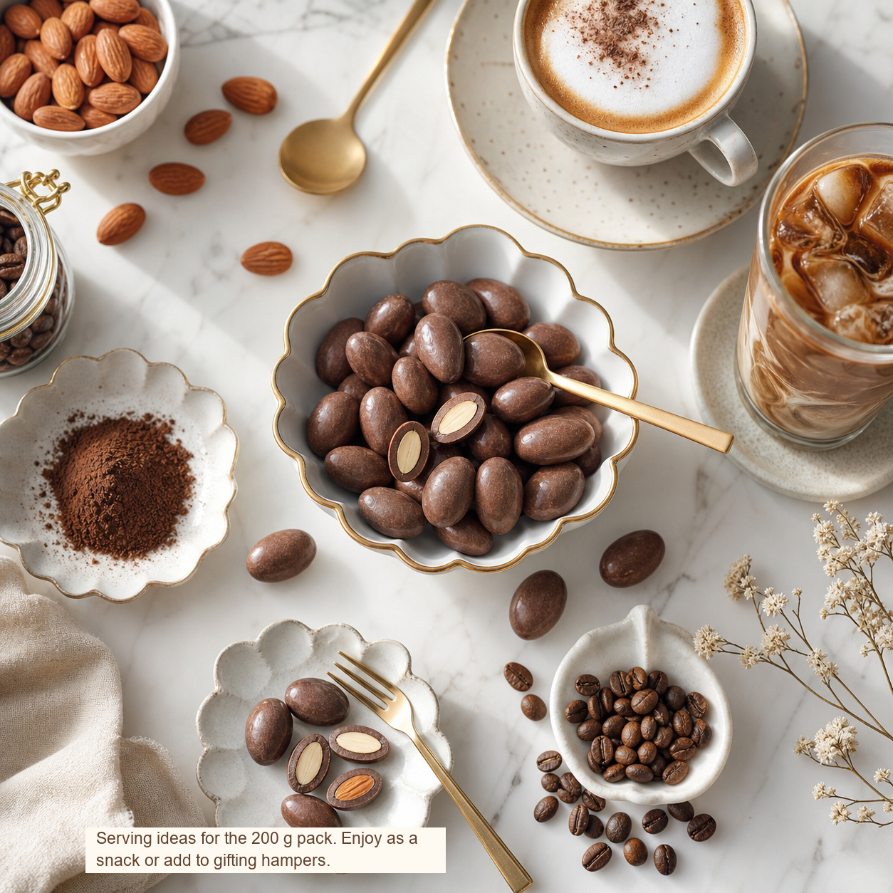 Mocha Almonds ecommerce product image 4