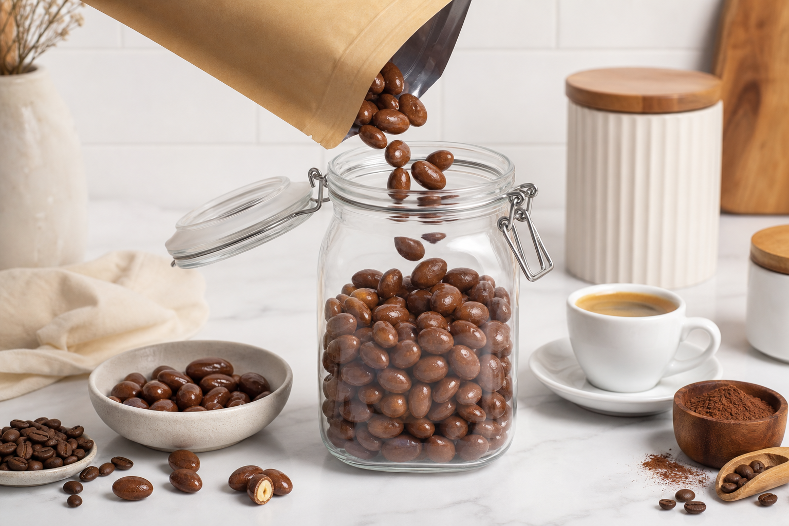 Mocha Almonds ecommerce product image 5